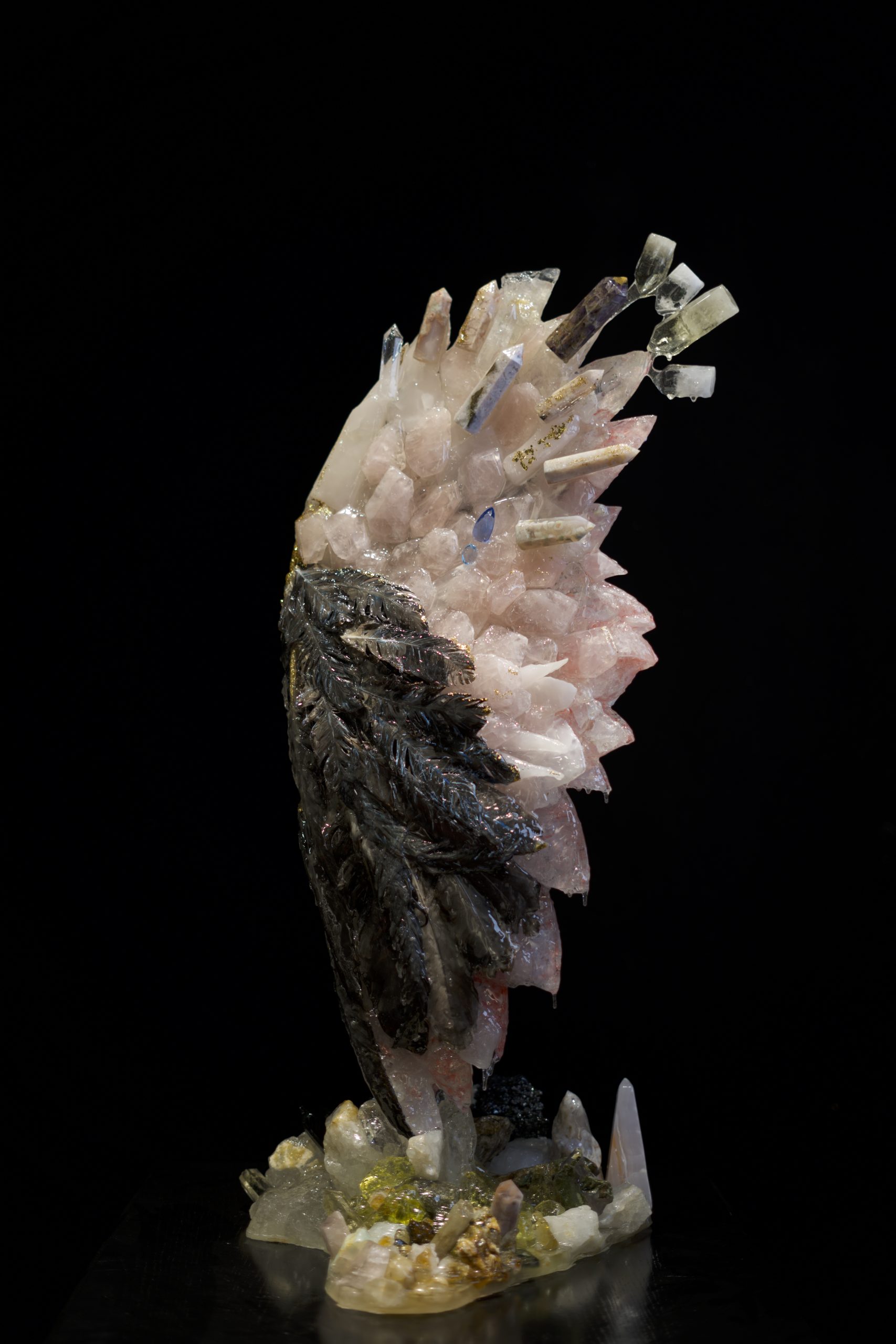 Phoenix sculpture from the Metamorphosis series by Arzhang Mahajan and Mehraneh Jafari